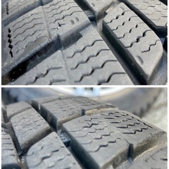 ◆15インチ 4本セット スタッドレスタイヤ 175/65R15 アイスナビ6 社外アルミホイール 4穴 フィット シャトル フリード アクア ヤリス 等に