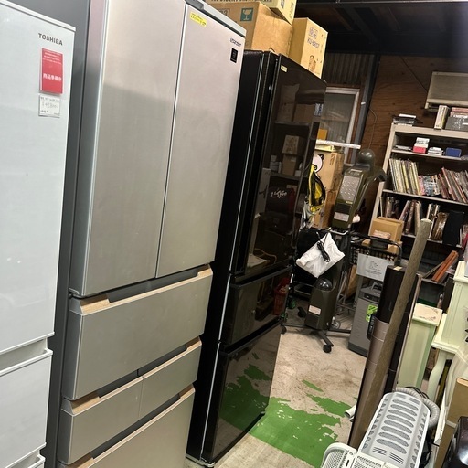 シャープ6ドア冷凍冷蔵庫 2021年457Ꮮ
