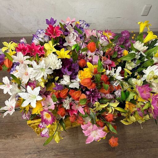 まとめて　いろいろ　造花お墓・仏壇用 枯れないお供え花