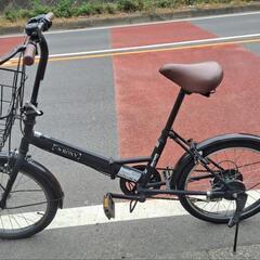 丸石 ROXY 折りたたみ自転車 6段変速 マットブラック 折り畳み 自転車