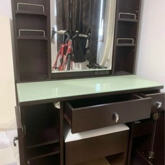 両袖ドレッサー ニトリ ダークブラウン 宮崎 都城