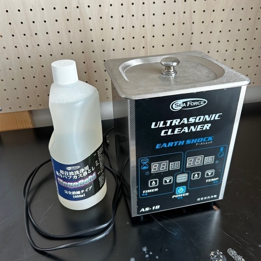 美品 シーフォース 超音波洗浄器 アースショックmini AS-18 定価19800  