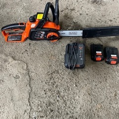 BLACK+DECKER 充電式チェーンソー18v