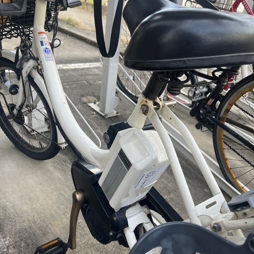 電動アシスト自転車　HIMO　C20　パールホワイト　美品　免許不要 アウトドアなら圧倒的にHIMO！第二弾【電動アシスト自転車 HIMO