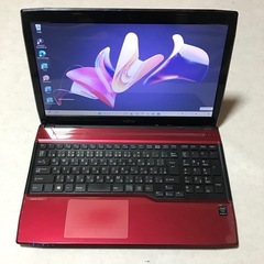 336 サクサク快適✨Core i7‼︎美品✨人気のレッド✨FUJITSUノートパソコン　メモリ8GB SSD500GB 336 サクサク快適✨Core i7‼︎美品✨人気のレッド✨FUJITSUノート