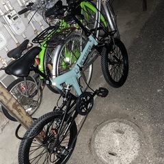 自転車を買って一回だけ乗りました