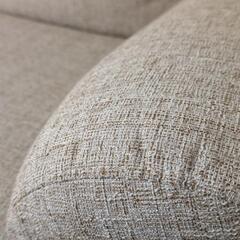 【タンスのゲン】最終値下です:11/1~10まで42000円から8000円引=34000円5人掛けソファー(オットマン1個/クッション3個付)：COLOR：ベージュ