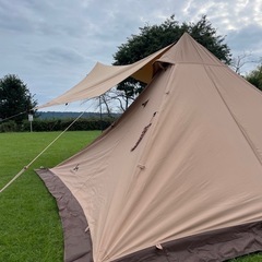 TOMOUNTワンポールTCテント+TCウィングタープセット 