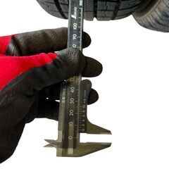 【終了】 💛軽自動車用　14インチアルミホイール WEDS ウェッズ LUTZ 10スポーク 4本セット 4.5J-14 PCD100 4穴 +45 💛スタッドレスタイヤ付き 155/65R14 TOYO GARIT GS　中古