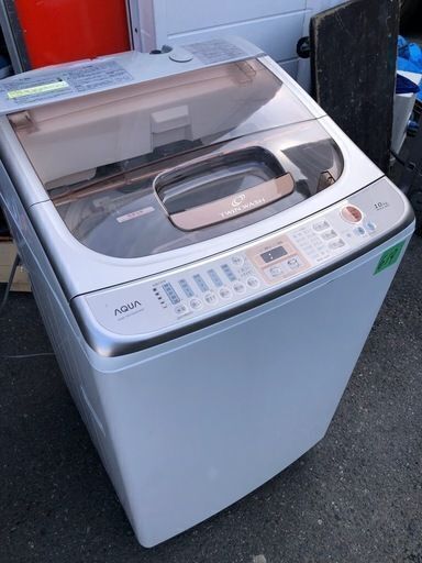 NO 619 ☆福岡市内配送設置無料☆ AQW-TW1000E-WX 縦型洗濯乾燥機