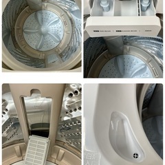 I385 🌈 ジモティー限定特別価格！ 2023年製の高年式♪ Hisense 洗濯機 (7.5㎏) HW-DG75C ⭐ 動作確認済 ⭐ クリーニング済