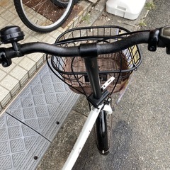 20インチ　折り畳み自転車　ホワイト