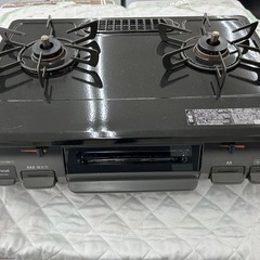 【お持ち帰り大特価•家電6ヶ月保証】リンナイ　プロパンガス用コンロ　KSR670BKL  2020年製