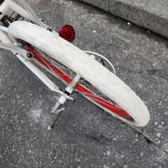 ミニベロ自転車　２０インチ　６変速　白　配達可能