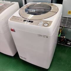 【愛品倶楽部柏店】 分解洗浄済★保証充実 SHARP (シャープ) 2021年製 9.0kg 全自動洗濯機 ES-KSV9F インバーター搭載 穴なし槽