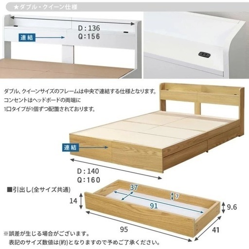 楽天市場】【楽天1位】【マットレスセット】収納ベッド セミダブル 
