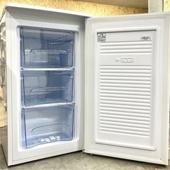 札幌市内配送可 美品 24年製 アイリスオーヤマ 60L 1ドア冷凍庫 IUSD-6B-W 右開き 