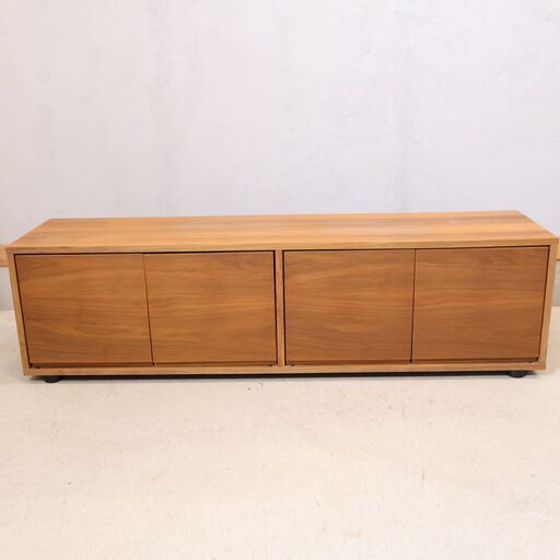 ジ0526-21】大川家具 GART ローボード COLK (コルク) 横160×奥行き44.5