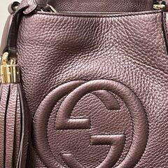 GUCCI グッチ SOHO ショルダーバッグ インターロッキング