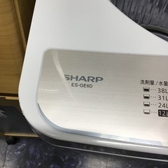 SHARP    6.0k洗濯機　2020年製　中古品