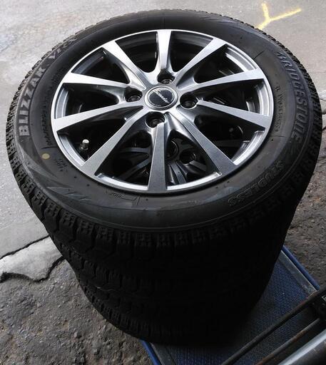 2020.11製造 アルミホイル付きブリヂストンブリザックVRX155/65R14 軽  