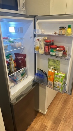 2023年製 TCL冷蔵庫173L TCL 2ドア冷蔵庫 F173BFN 173L 2023年製