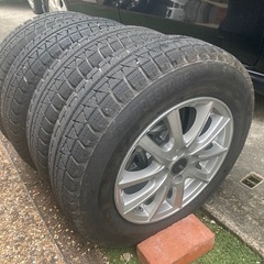 スタッドレス アルミホイールセット 中古4本 175/70R14  アクア フィット等コンパクトカー