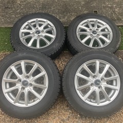スタッドレス アルミホイールセット 中古4本 175/70R14  アクア フィット等コンパクトカー
