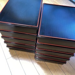 業務用仕切り弁当箱10個セット　お重　御重　重箱 イベント・パーティーに最適