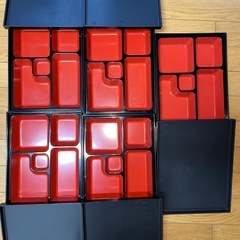 業務用仕切り弁当箱10個セット　お重　御重　重箱 イベント・パーティーに最適