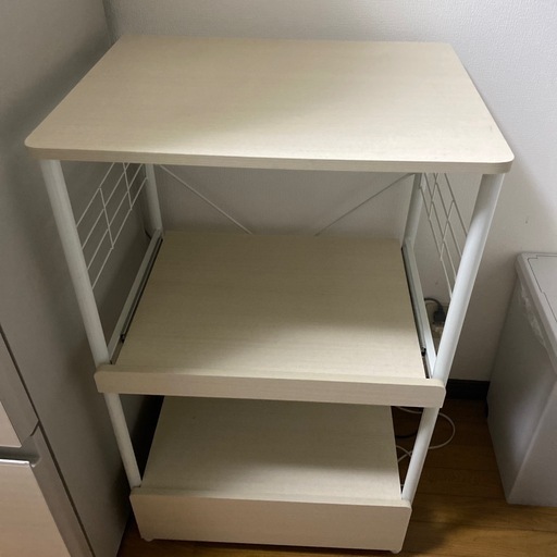 レンジボード 食器棚 キッチン収納 W75cm 【モノ市場半田店】158