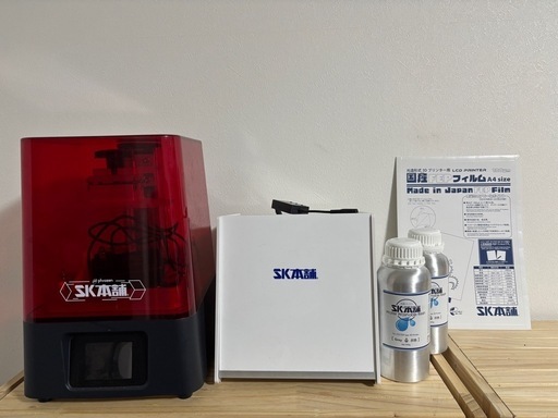 3Dプリンター、二次硬化機他