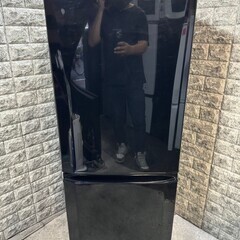 大阪送料無料★3か月保障付き★冷蔵庫★2017年★三菱★2ドア★MR-P15A-B★R-880