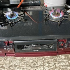 リンナイ ハイスペック 左強火 LPガスコンロ - ガステーブル 