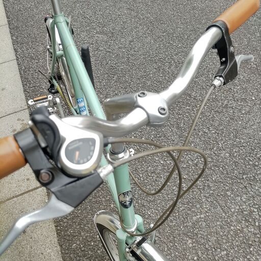 Bianchi ビアンキ ミニベロ Merlo メルロー 42cm 外装7段 自転車 中古