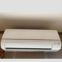 エアコン美品です、取り付け込み。