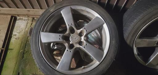 マツダ RX-8 純正ホイール 4本 114.3 5穴 とどまら 8J +50