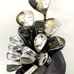 【豪華！】◆TSURUYA AXEL GX + TourStage GR 等◆男性右利き用 ゴルフクラブ セット＋ ONESIDER キャディバッグ付き