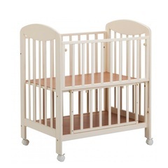 KATOJI 木製ミニベビーベッド カトージ ハイシート ミニベビーベッド 60×90cm 木製 収納