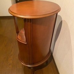 イタリア製 猫脚キャビネット 電話台