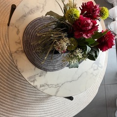 moda en casa/ モーダ・エン・カーサ大理石ローテーブル