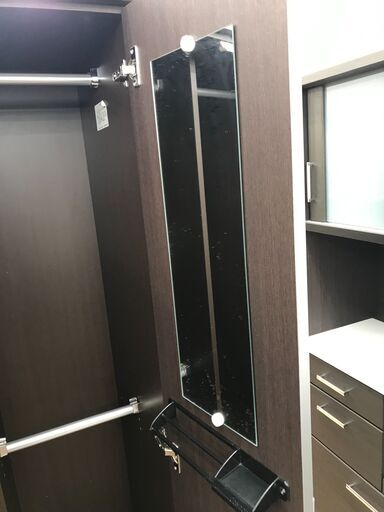 タンス、衣類収納 ☆ジモティ割あり☆ ワードローブ ダークブラウン 