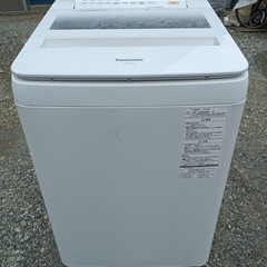 八4945【中古品】Panasonic 洗濯機 2018年製 8kg
