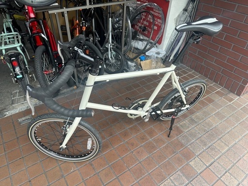☆美品☆20インチ ミニベロ ドロップハンドル 7speed ダブルレバー