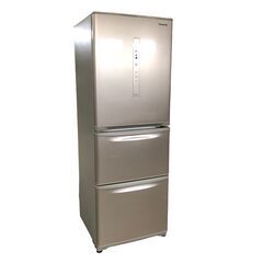 SR1046 2020年製 Panasonic パナソニック 3ドア ノンフロン冷凍冷蔵庫 335L NR-C341C-N 石狩市