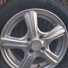 🔶アルミホイル14インチ！165.60.14.サマータイヤ！2023製造タイヤ！バリ山