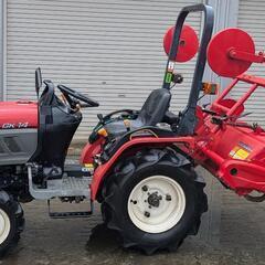 鹿児島　ヤンマー　14馬力　ディーゼルトラクターGK14　91時間　パワステ　モンローオート 鹿児島発 ヤンマー14馬力 トラクターGK14 パワステ モンローオート剛力FL