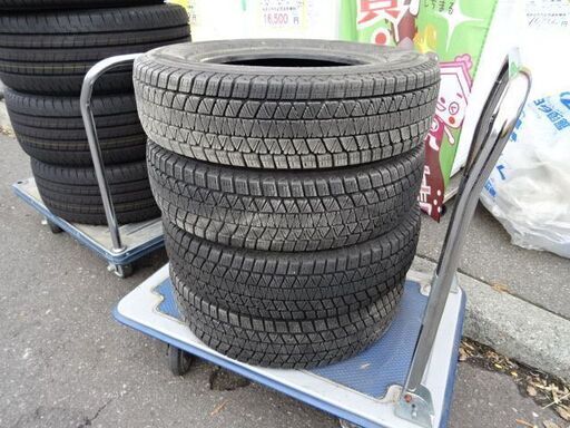 恵庭】ブリヂストンバリ溝スタッドレスタイヤDM-V3175/80R154本 