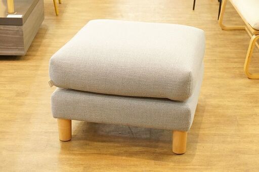 北大前! 札幌 引取 Koala コアラ オットマン W65×D65×H44cm グレー系 スツール 家具 中古美品 2058434