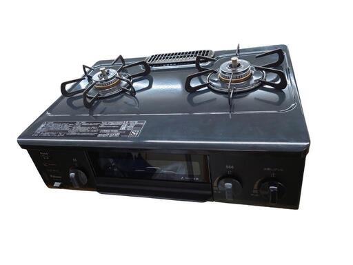 【売ります】パロマ　2口＋グリル付コンロ　LPガス（プロパンガス）用　IC-S37-2R　2023年製